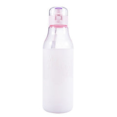 520ml Plastic Sports Bottles For Water Leak-Proof Yoga Gym Fitness Shaker Water Bottle Fit Students Unbreakable Bottle