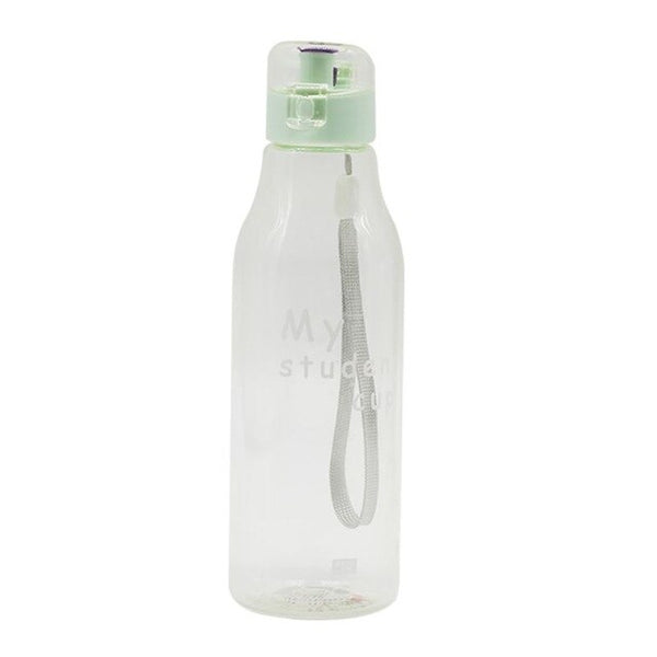 520ml Plastic Sports Bottles For Water Leak-Proof Yoga Gym Fitness Shaker Water Bottle Fit Students Unbreakable Bottle