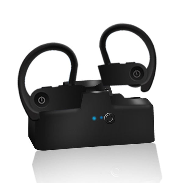 Wireless Bilateral Headphones with Charging Bin HD Intelligent Noise Reduction Sports Ear Hook FKU66