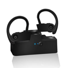 Wireless Bilateral Headphones with Charging Bin HD Intelligent Noise Reduction Sports Ear Hook FKU66