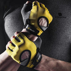 Maxairms 1 Pair Breathable Fitness Gloves Silicone Non-slip Gym Gloves Weightlifting Workout Dumbbell Bodybuilding Accessory