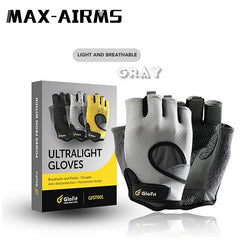 Maxairms 1 Pair Breathable Fitness Gloves Silicone Non-slip Gym Gloves Weightlifting Workout Dumbbell Bodybuilding Accessory