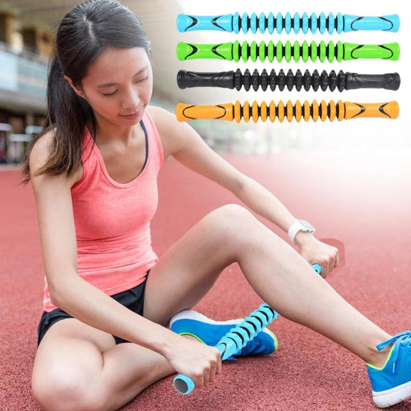 Muscle Massager Yoga Gear Roller Stick Gym Body Massage Relax Tools for Back Arm Home Indoor Fitness Shaping Accessories