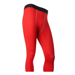 YD 2017 Logo Custom Gym 3/4 Leggings Men Sport Suit Compression Pants Fitness Tights Jogging Pant For Men Trousers Running Pants