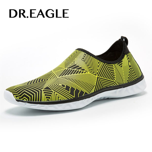 Dr.eagle Outdoor men water shoes aqua slippers for Summer shoes women hiking beach shoes gym super light training sneakers 35-47