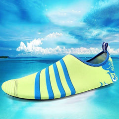 Outdoor Beach Swim Upstream Shoes Beach Pool Gym Aqua Water Socks Men Woman Unisex Barefoot Skin Sock Striped Shoes