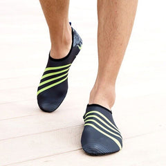 Outdoor Beach Swim Upstream Shoes Beach Pool Gym Aqua Water Socks Men Woman Unisex Barefoot Skin Sock Striped Shoes