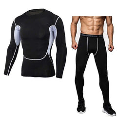 Men's Racing Sports Stretch Apparel Gym Muscle Men's Set Training Jogging MMA Clothing Tops & Tees Men's Sports T-shirt