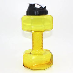 2.2L Large Capacity Dumbbell Water Bottle For Gym Fitness Sports Outdoor Leak-proof Dumbbells Shaped Water Bottle BPA Free