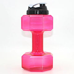 2.2L Large Capacity Dumbbell Water Bottle For Gym Fitness Sports Outdoor Leak-proof Dumbbells Shaped Water Bottle BPA Free