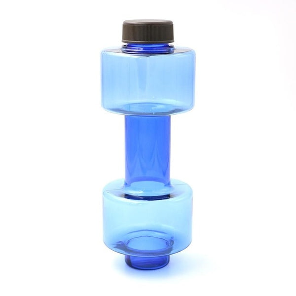 Dumbbells Shaped Plastic 550ml Capacity Gym Sports Water Bottle Outdoor Fitness Bicycle Bike Camping Training Water Bottle