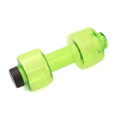 Dumbbells Shaped Plastic 550ml Capacity Gym Sports Water Bottle Outdoor Fitness Bicycle Bike Camping Training Water Bottle