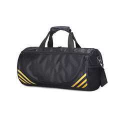 Outdoor Waterproof Nylon Sport Gym Bags Men Women Training Fitness Travel Handbag Yoga Mat  Shoulder Cylinder