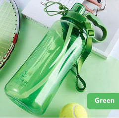 1500ml/2000ml Sports Water Bottles With Straw Gym Fitness Kettle Outdoor Camp Picnic Bicycle Cycling Sport Bottles Eco-Friendly