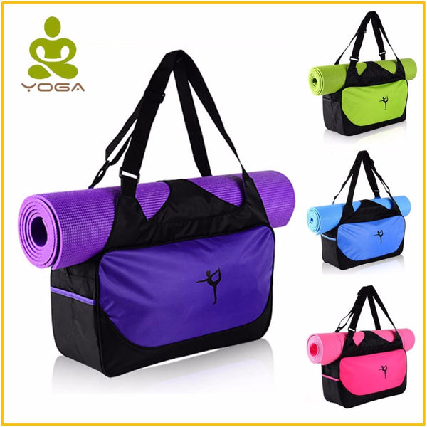 Quality Multifunctional Waterproof Yoga Bag for Gym Mat Nylon Backpack Shoulder Carriers Yoga Pilates Mat Bag no Yoga Mat