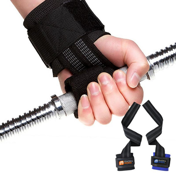 1Pair Power Belt Non Slip Weightlift Grip Band Strength Training Supplies Fitness Accessories Sports Gym Supportive Grip Belt