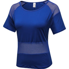 2019 Running Shirt Women fitness top sport clothing Sexy Hollow Out yoga top Breathable Quick Dry crop top for women gym T Shirt