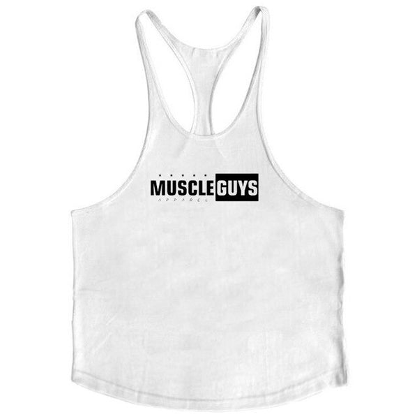 Muscleguys Fitness apparel bodybuilding stringer tank top mens gyms clothes vest cotton sleeveless shirt regatas masculino