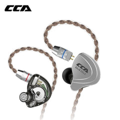 CCA C10 4ba+1dd Hybrid In Ear Earphone Hifi Dj Monito Running Sports Earphone 5 Drive Unit Headset Noise Cancelling Earbuds