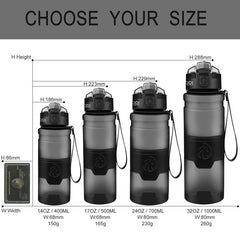 Best Sport Water Bottle TRITAN Copolyester Plastic Material Bottle Fitness Gym Yoga For Kids/Adults Water Bottles With Filter