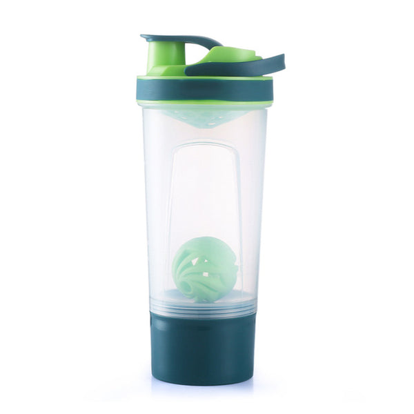 Shaker Bottle Plastic Portable Water Bottles Protein Mixer Outdoor Gym Sports Fitness Training Drink Powder Milk 720ml