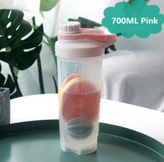 500/700ML High Quality Drinkware Sport Leakproof Protein Shaker Bottle Sports Whey Protein Gym Mixer Water Bottle