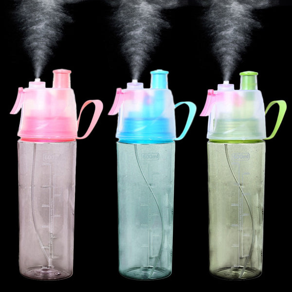 Sport Cycling Mist Spray Water Gym Beach Bottle Leak-proof Drinking Cup