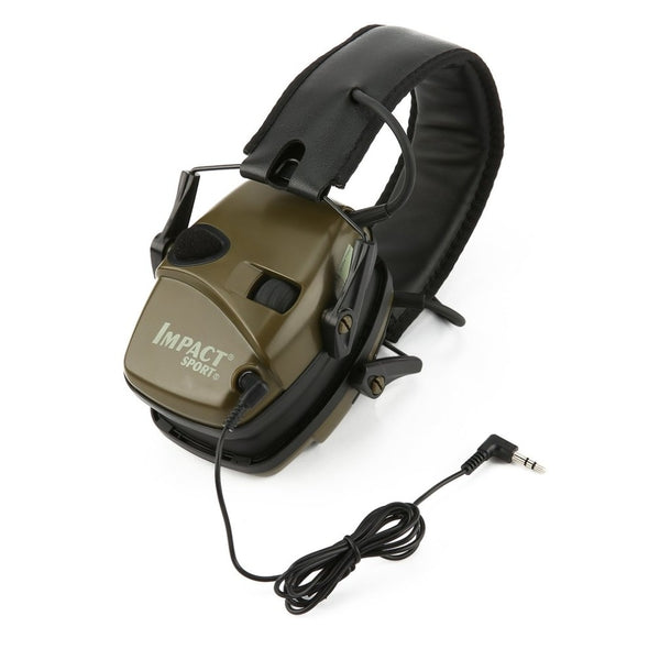 Electronic Shooting Earmuff Outdoor Sports Anti-noise Impact Sound Amplification Tactical Hearing Protective Headset Foldable